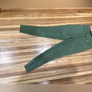 green pomme horseback ridding pants size small